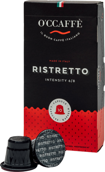 Изображение товара Кофе в капсулах O'ccaffe Ristretto стандарт Nespresso (10x5г)