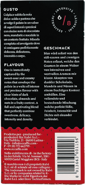 Изображение товара Кофе в капсулах O'ccaffe Ristretto стандарт Nespresso (10x5г)