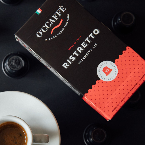 Изображение товара Кофе в капсулах O'ccaffe Ristretto стандарт Nespresso (10x5г)