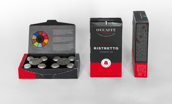 Изображение товара Кофе в капсулах O'ccaffe Ristretto стандарт Nespresso (10x5г)