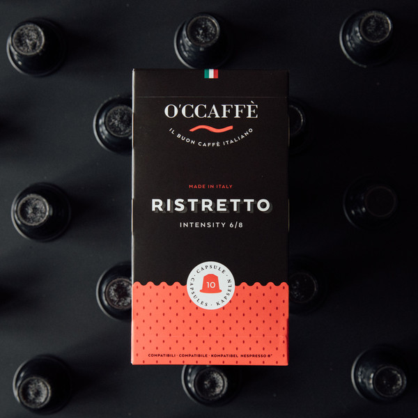 Изображение товара Кофе в капсулах O'ccaffe Ristretto стандарт Nespresso (10x5г)