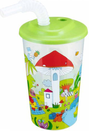 Изображение товара Стакан Пластишка Лесная сказка / 431317409 (зеленый)