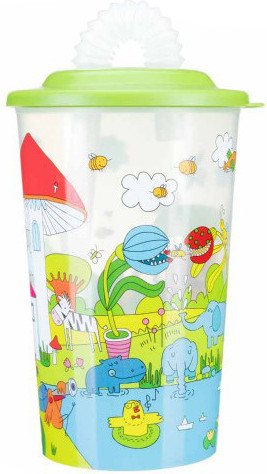 Изображение товара Стакан Пластишка Лесная сказка / 431317409 (зеленый)