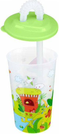 Изображение товара Стакан Пластишка Лесная сказка / 431317409 (зеленый)
