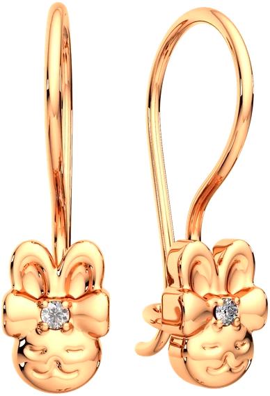 Изображение товара Серьги из розового золота ZORKA 3101589.14K.R (с фианитами)