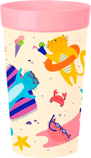 Изображение товара Стакан Пластишка 431322205 (розовый)