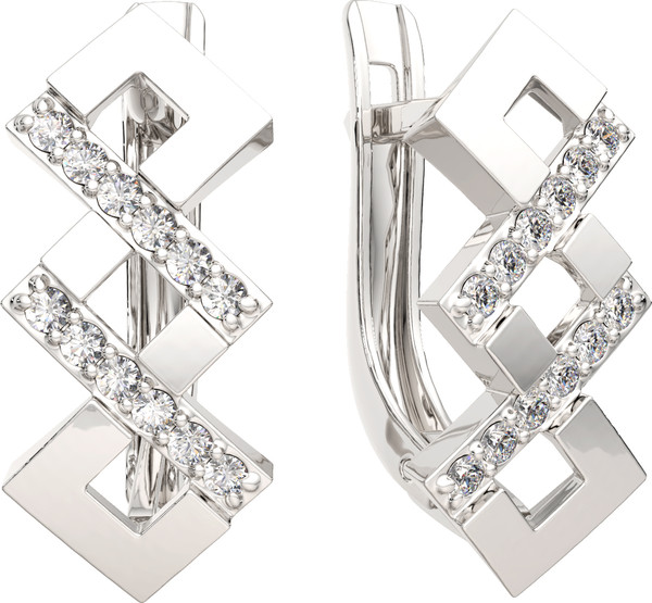 Изображение товара Серьги из серебра ZORKA 03101192.ZZ (с фианитами)