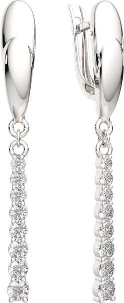Изображение товара Серьги из серебра ZORKA 0310317 (с фианитами)