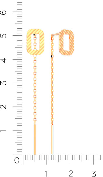 Изображение товара Серьги из розового золота ZORKA 390089.9K.R.ZZ