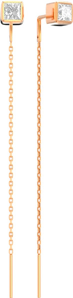 Изображение товара Серьги из розового золота ZORKA 310909.9K.R (с фианитами)
