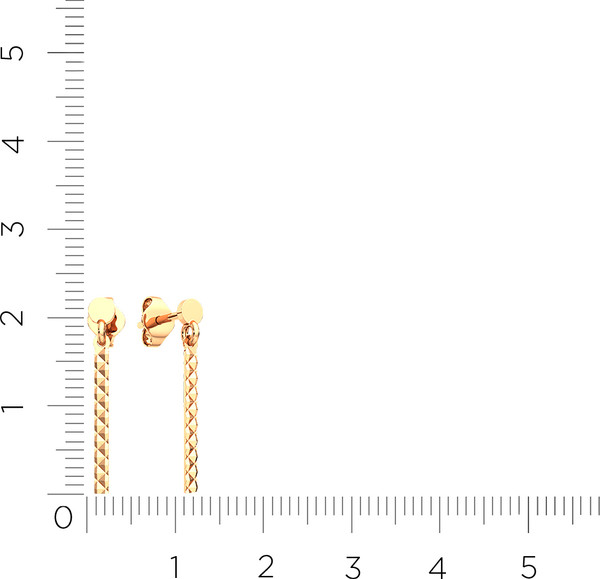 Изображение товара Серьги из розового золота ZORKA 390088.9K.R