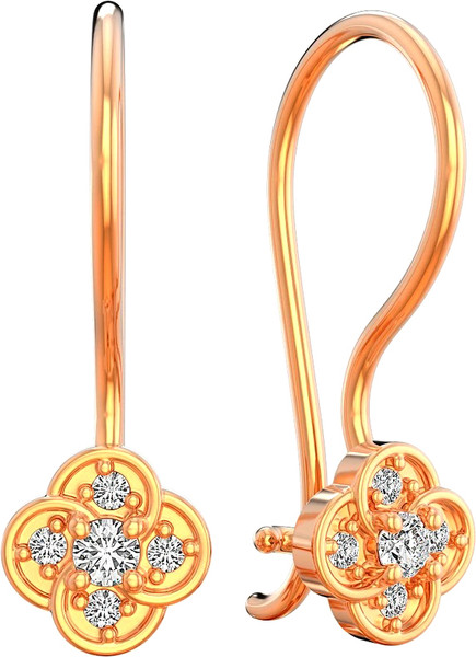 Изображение товара Серьги из розового золота ZORKA 310864.14K.R (с фианитами)