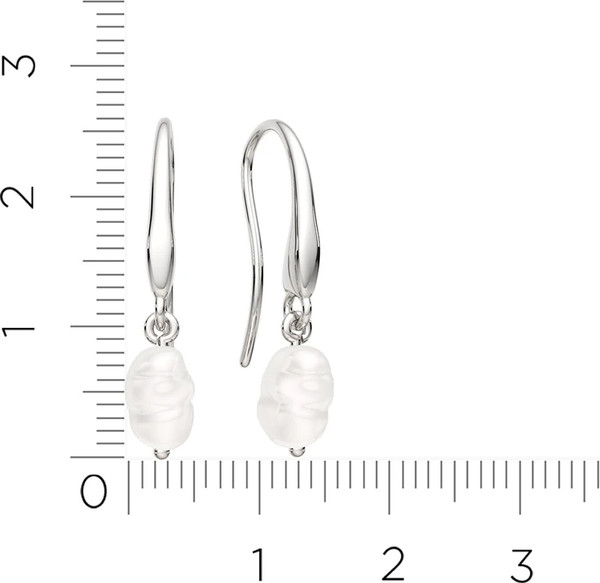 Изображение товара Серьги из серебра ZORKA 0310356 (с жемчугом)