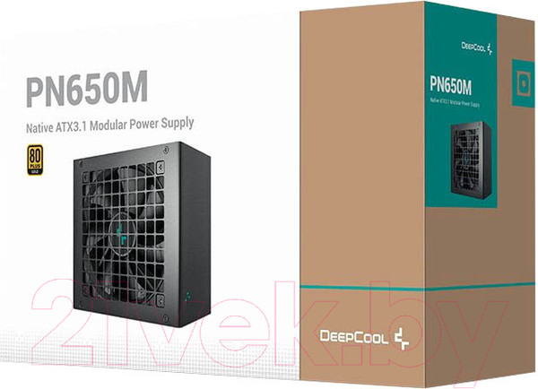 Изображение товара Блок питания для компьютера Deepcool PN650M (R-PN650M-FC0B-EU)