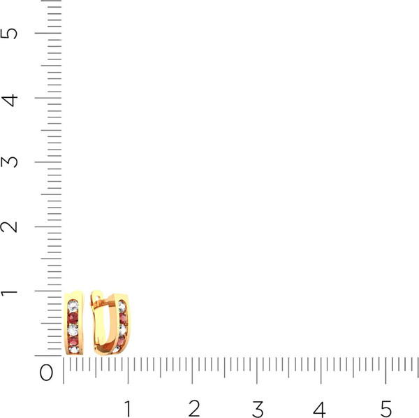 Изображение товара Серьги из розового золота ZORKA 310039/к.9K.R