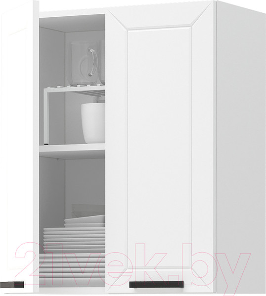 Изображение товара Шкаф навесной для кухни Mio Tesoro Альфа ШВ 600 (белый/холст белый)