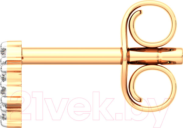 Изображение товара Серьги из розового золота ZORKA 310862.14K.R (с фианитами)