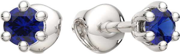 Изображение товара Серьги из белого золота ZORKA 3P1002.14K.W (с сапфирами)