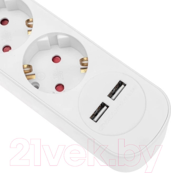 Изображение товара Удлинитель Rexant Standard 13-4017 (белый)