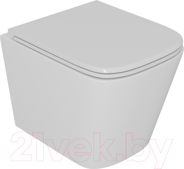 Изображение товара Унитаз подвесной D&K Berlin DT1436016 (белый, сиденье микролифт)