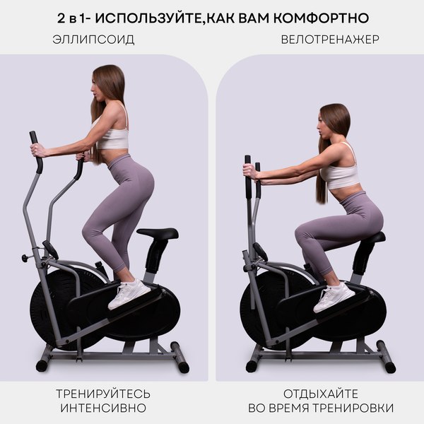 Изображение товара Эллипсоид-велотренажер PLANTA FD-Е700 с сидением
