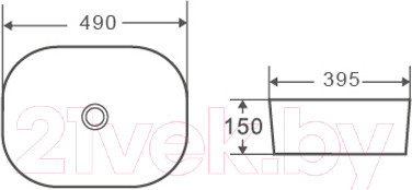 Изображение товара Умывальник D&K Venice DT1020116 (белый)