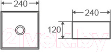 Изображение товара Умывальник D&K Berlin DT1431116 (белый)