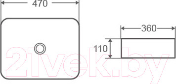 Изображение товара Умывальник D&K Berlin DT1431216 (белый)