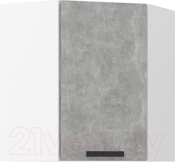 Изображение товара Шкаф навесной для кухни Mio Tesoro Пасадена ШВУ 600 угловой (белый/ателье светлое)