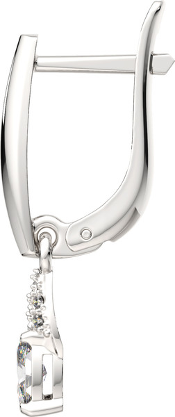 Изображение товара Серьги из серебра ZORKA 0310736.ZZ (с фианитами)