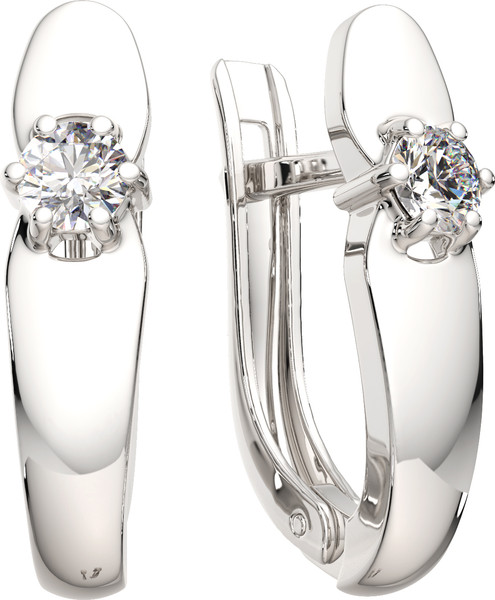 Изображение товара Серьги из серебра ZORKA 03101157 (с фианитами)