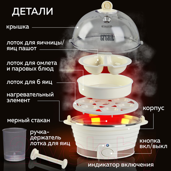 Изображение товара Яйцеварка GFGRIL GFS-3
