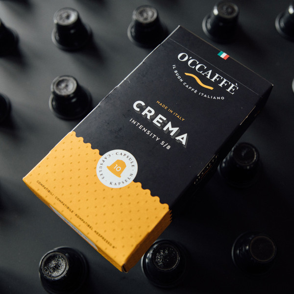 Изображение товара Кофе в капсулах O'ccaffe Crema стандарт Nespresso (10x5г)