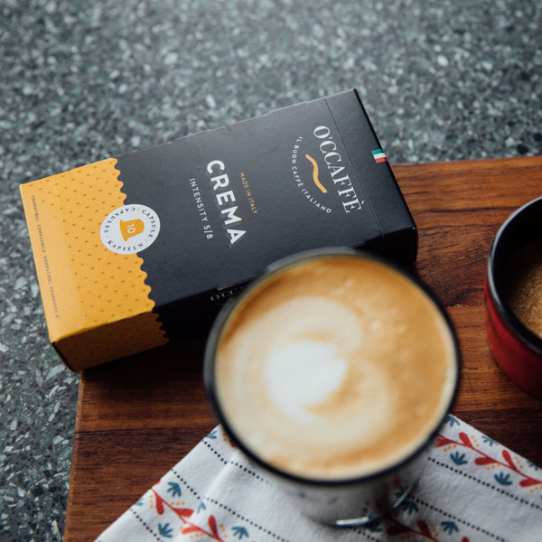 Изображение товара Кофе в капсулах O'ccaffe Crema стандарт Nespresso (10x5г)