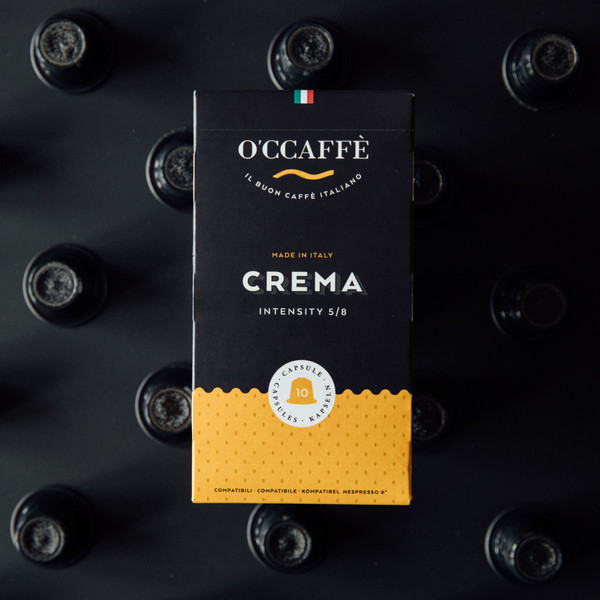 Изображение товара Кофе в капсулах O'ccaffe Crema стандарт Nespresso (10x5г)