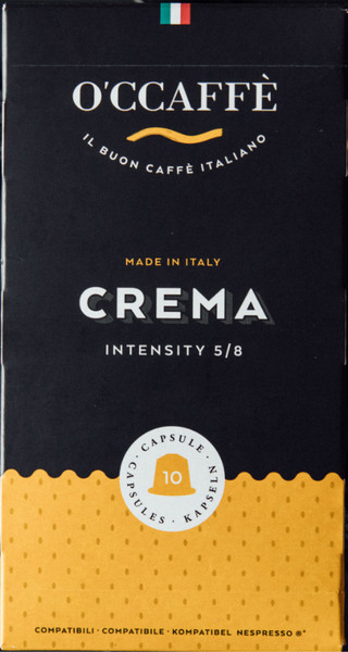 Изображение товара Кофе в капсулах O'ccaffe Crema стандарт Nespresso (10x5г)