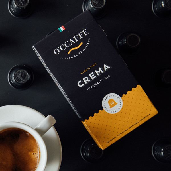 Изображение товара Кофе в капсулах O'ccaffe Crema стандарт Nespresso (10x5г)