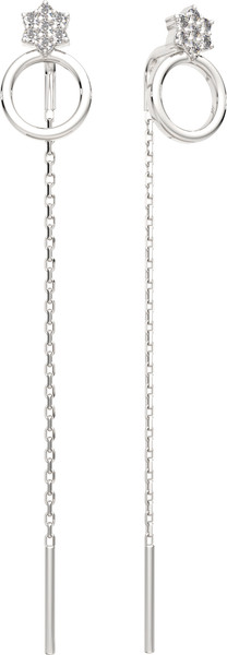 Изображение товара Серьги из серебра ZORKA 0310850 (с фианитами)