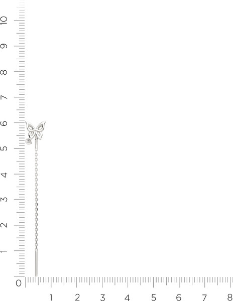 Изображение товара Серьги из серебра ZORKA 0310852.ZZ (с фианитами)