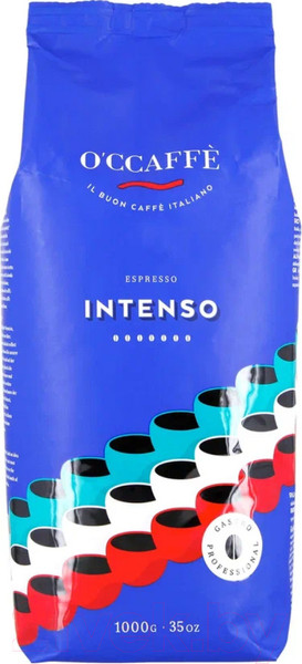 Изображение товара Кофе в зернах O'ccaffe Intenso 100% робуста (1кг)