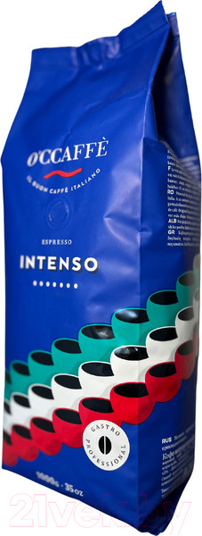 Изображение товара Кофе в зернах O'ccaffe Intenso 100% робуста (1кг)