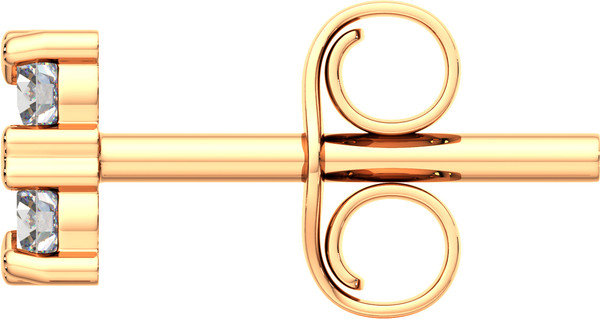 Изображение товара Серьги из розового золота ZORKA 3101381.9K.R (с фианитами)