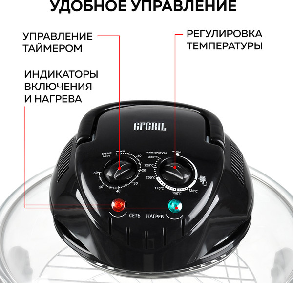 Изображение товара Аэрогриль GFGRIL GFA-GL17M