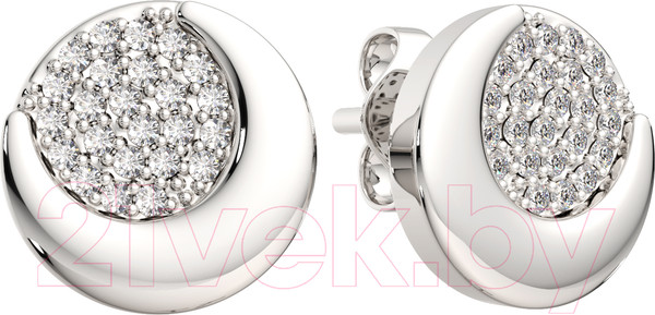 Изображение товара Серьги из серебра ZORKA 03101105.ZZ (с фианитами)