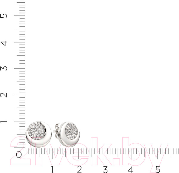 Изображение товара Серьги из серебра ZORKA 03101105.ZZ (с фианитами)