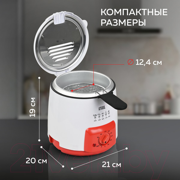 Изображение товара Фритюрница GFGRIL GFF-09