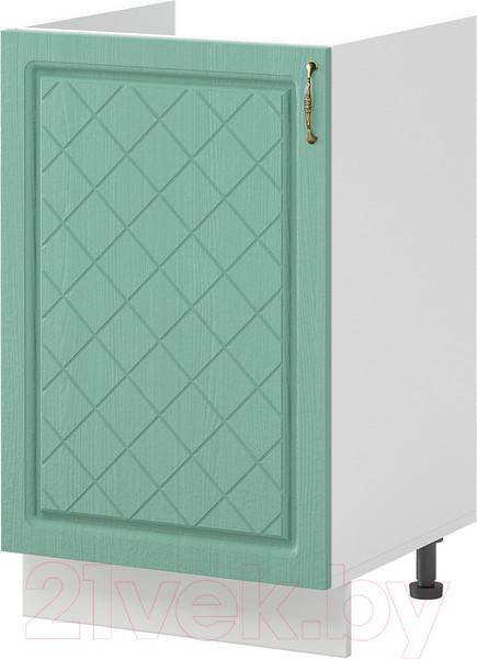 Изображение товара Шкаф под мойку Mio Tesoro Модена ШНМ 500 (белый/дуб бирюзовый)