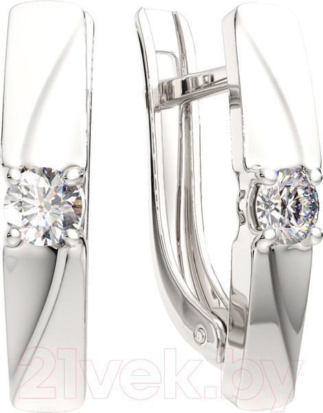 Изображение товара Серьги из серебра ZORKA 0310284 (с фианитами)