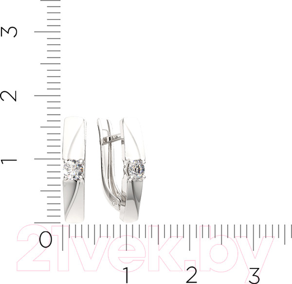 Изображение товара Серьги из серебра ZORKA 0310284 (с фианитами)