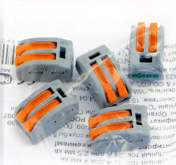 Изображение товара Набор клемм Wago 222-412 (5шт)